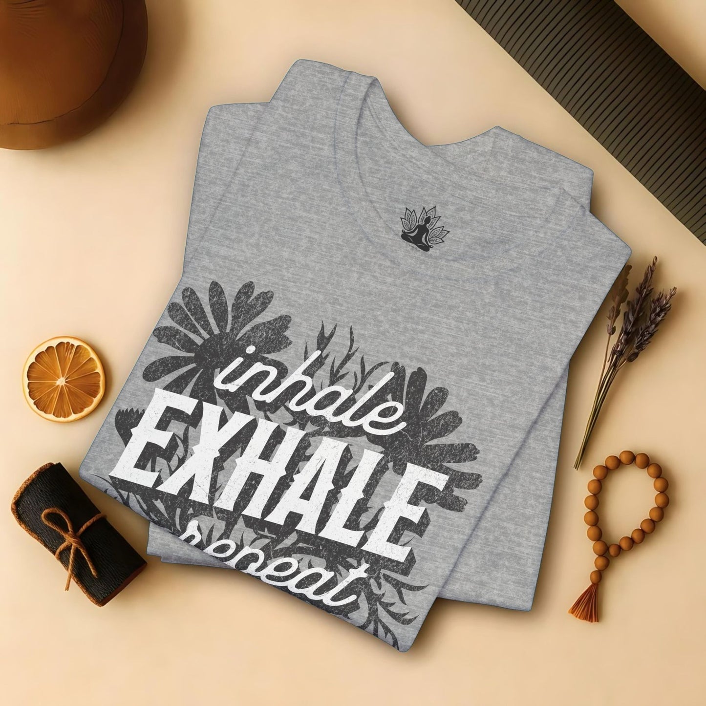 Inhale Exhale Repeat Floral Tee