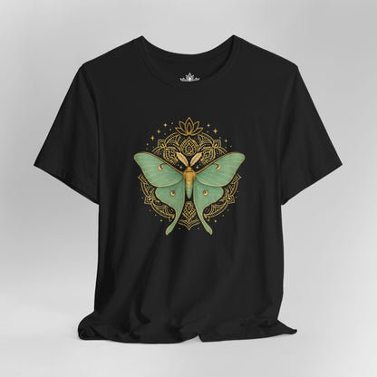 Celestial Moth Mandala - Sacred Lotus Tee