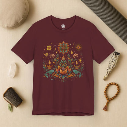 Mystic Lotus Bloom - Spiritual Energy Tee