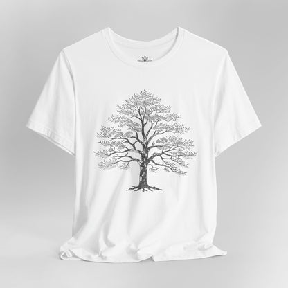 Sacred Tree of Life T-Shirt – Yoga Nature Minimalist Tee