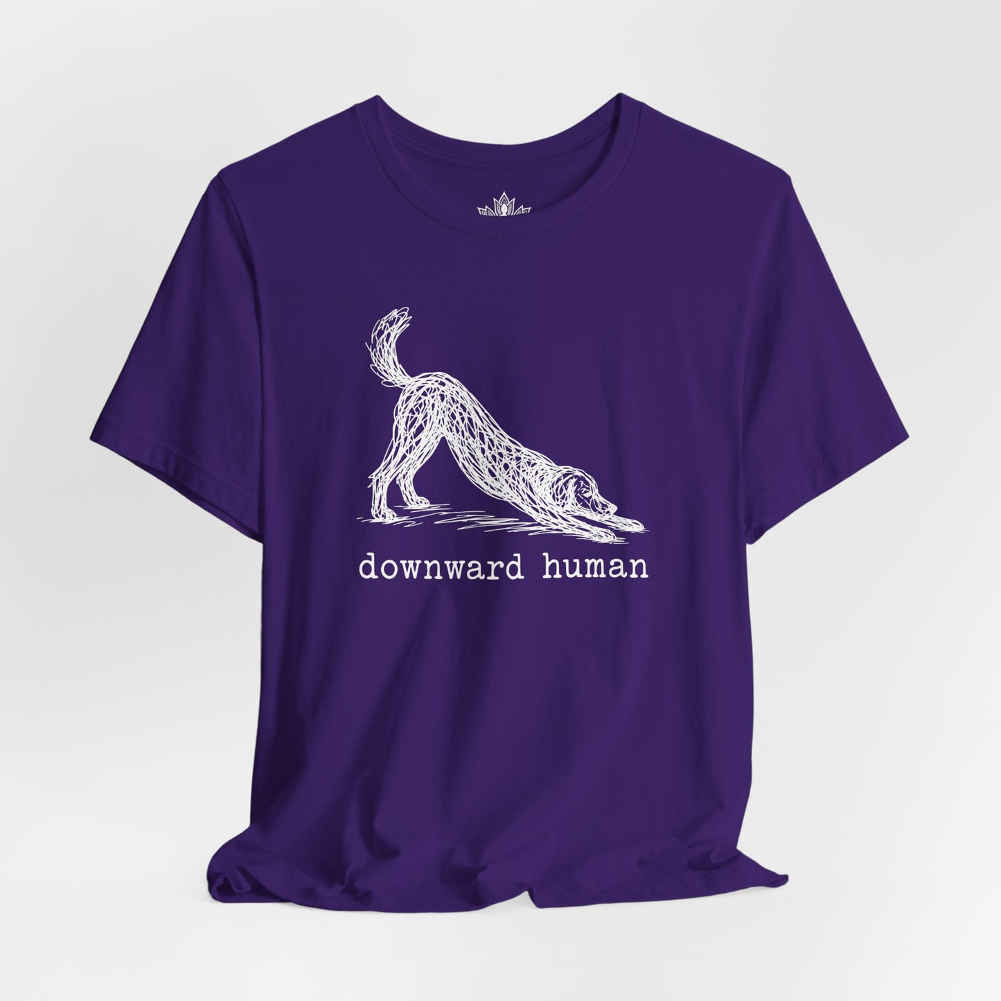 Line Art Downward Human Tee
