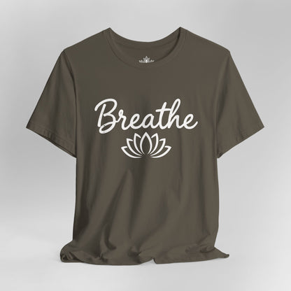Breathe Lotus - Minimalist Yoga Class Tee