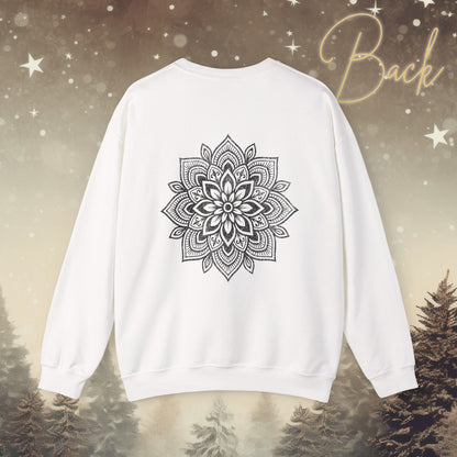 Cozy Breathe Sweatshirt - Mandala Back Print