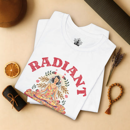 Radiant Yogini – Vibrant Meditation Tee