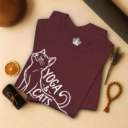 Yoga & Cats Tee