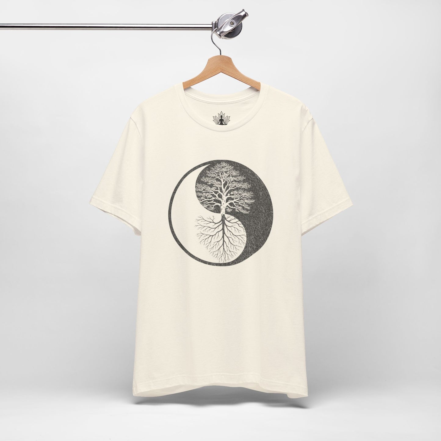 Yin Yang Tree of Balance - Spiritual Nature Men Yoga Tee