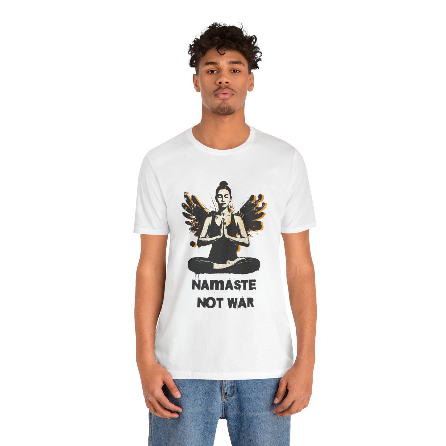 Namaste Not War – Urban Street Art Men Tee