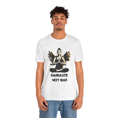 Namaste Not War – Urban Street Art Men Tee