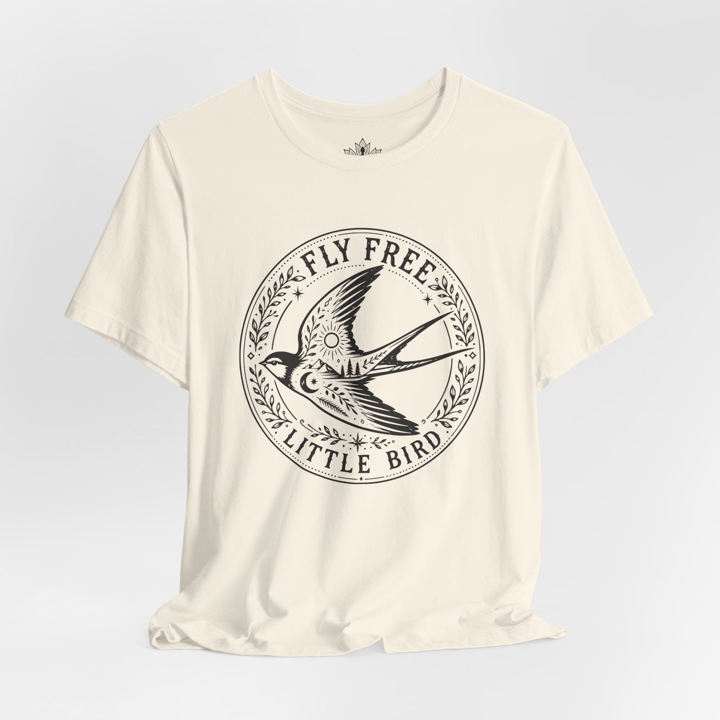 Fly Free, Little Bird Badge Tee