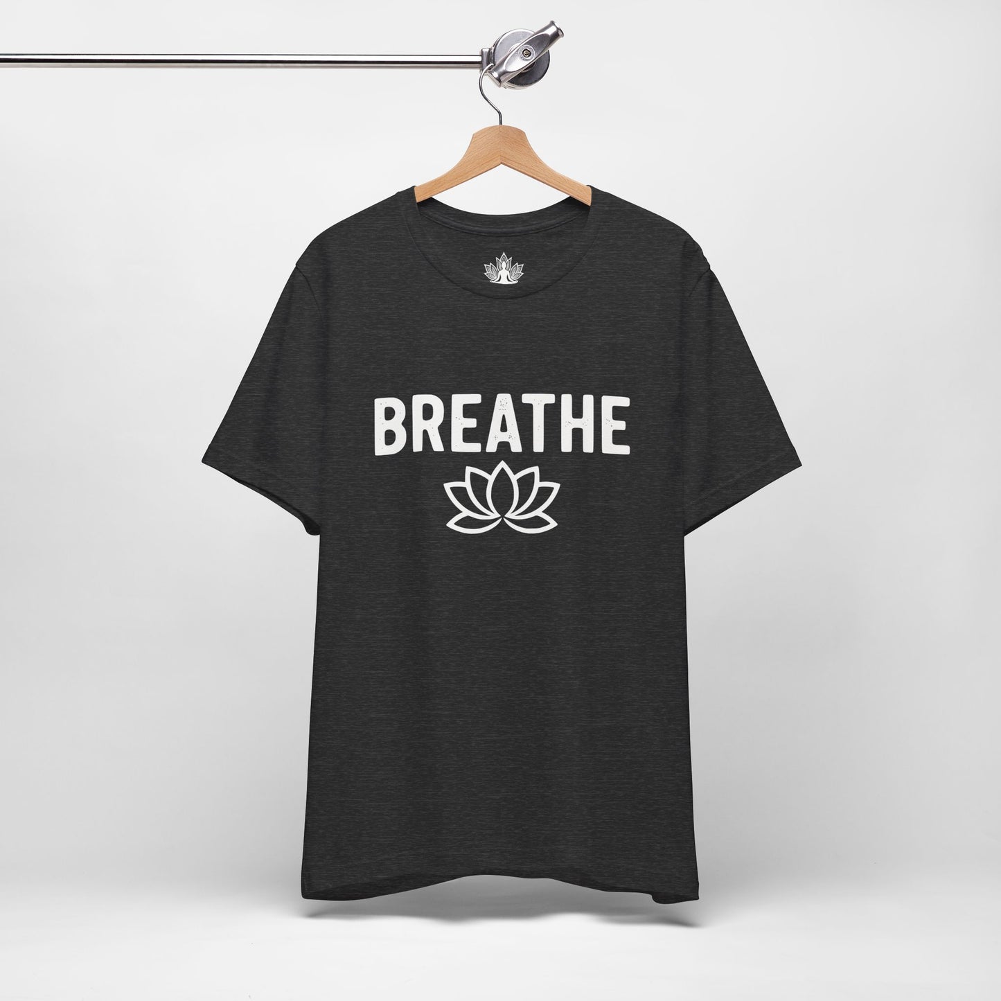 Breathe Lotus – Minimalist Yoga Class Men Tee