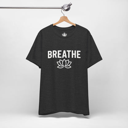 Breathe Lotus – Minimalist Yoga Class Men Tee