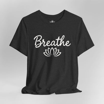 Breathe Lotus - Minimalist Yoga Class Tee