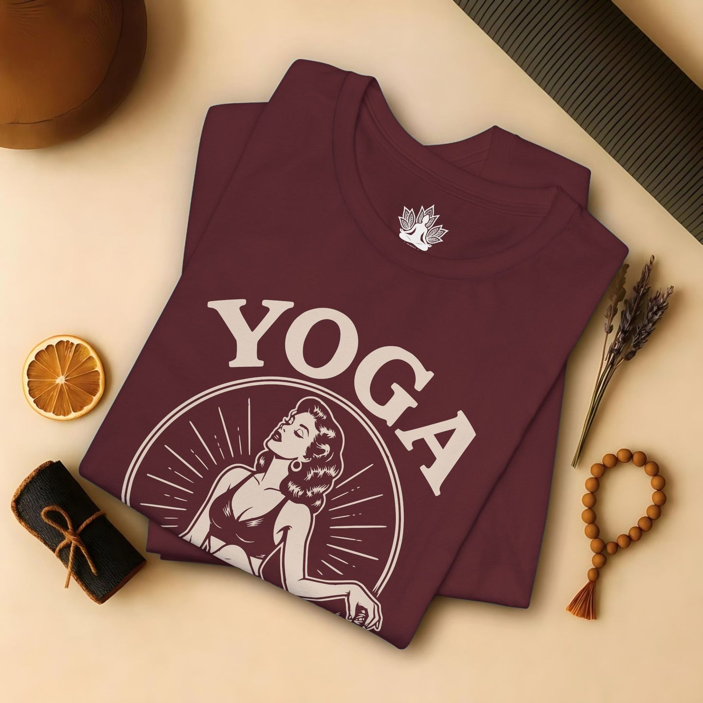Yoga Because Murder Is Wrong Vintage Tee