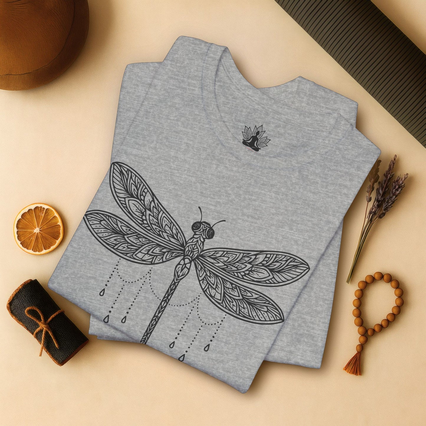 Mandala Dragonfly - Serenity Tee