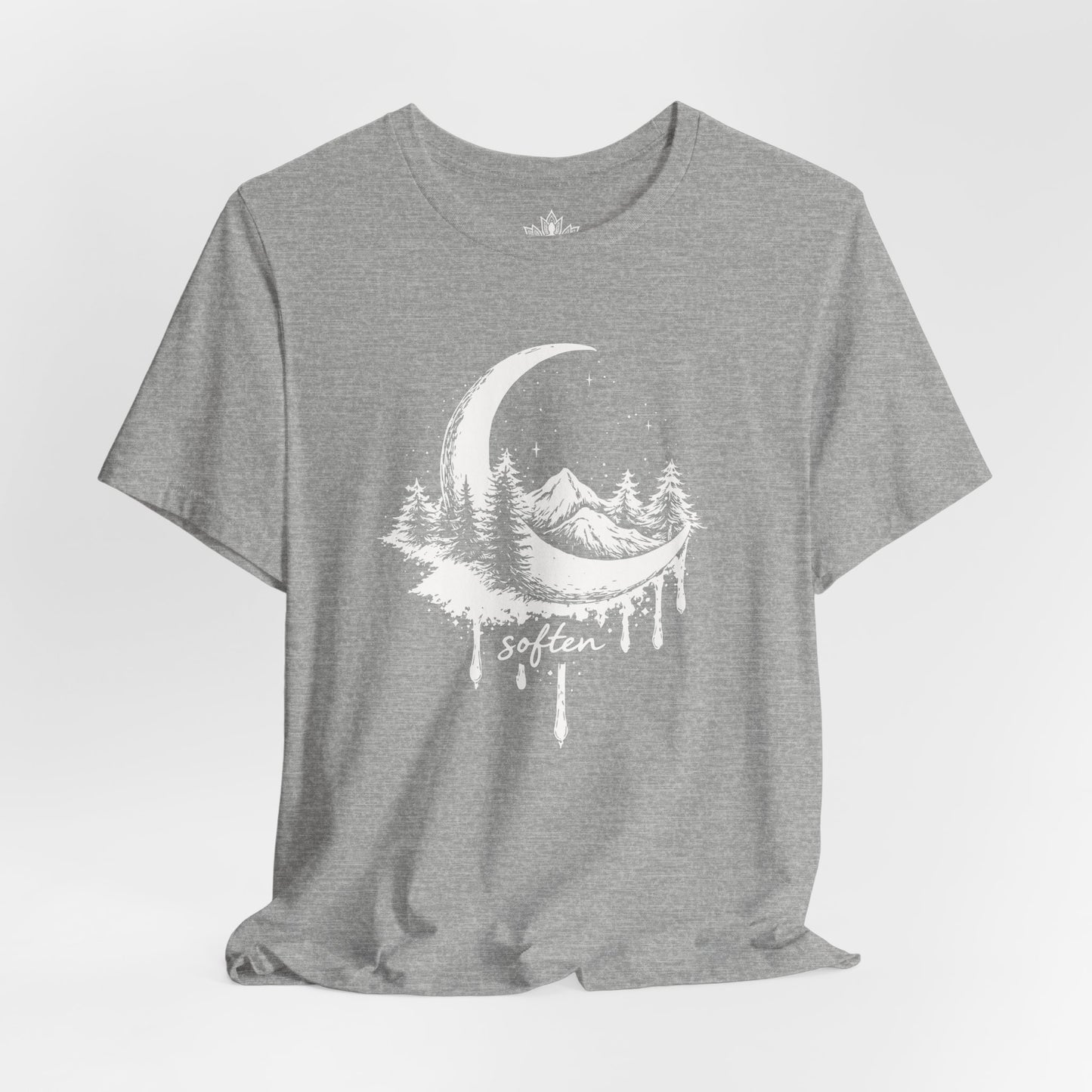 Soften Moon Mountain - Peaceful Meditation Tee