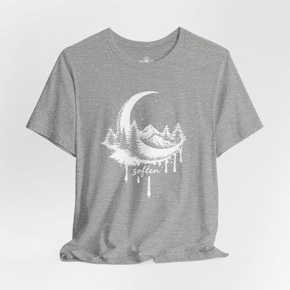 Soften Moon Mountain - Peaceful Meditation Tee