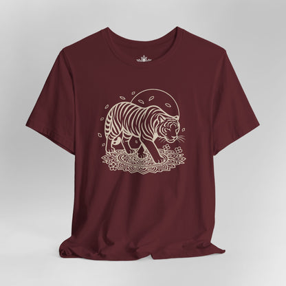 Peaceful Tiger – Mandala Flow Tee