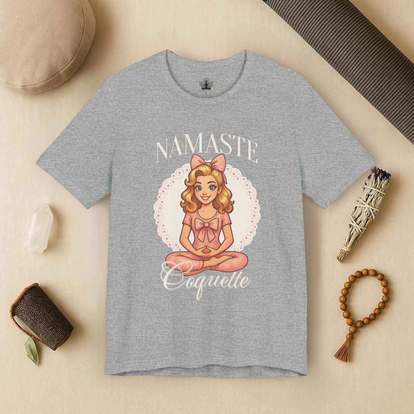Namaste Coquette – Cute Yoga Tee