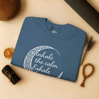 Inhale Calm Exhale Noise - Cozy Sweatshirt