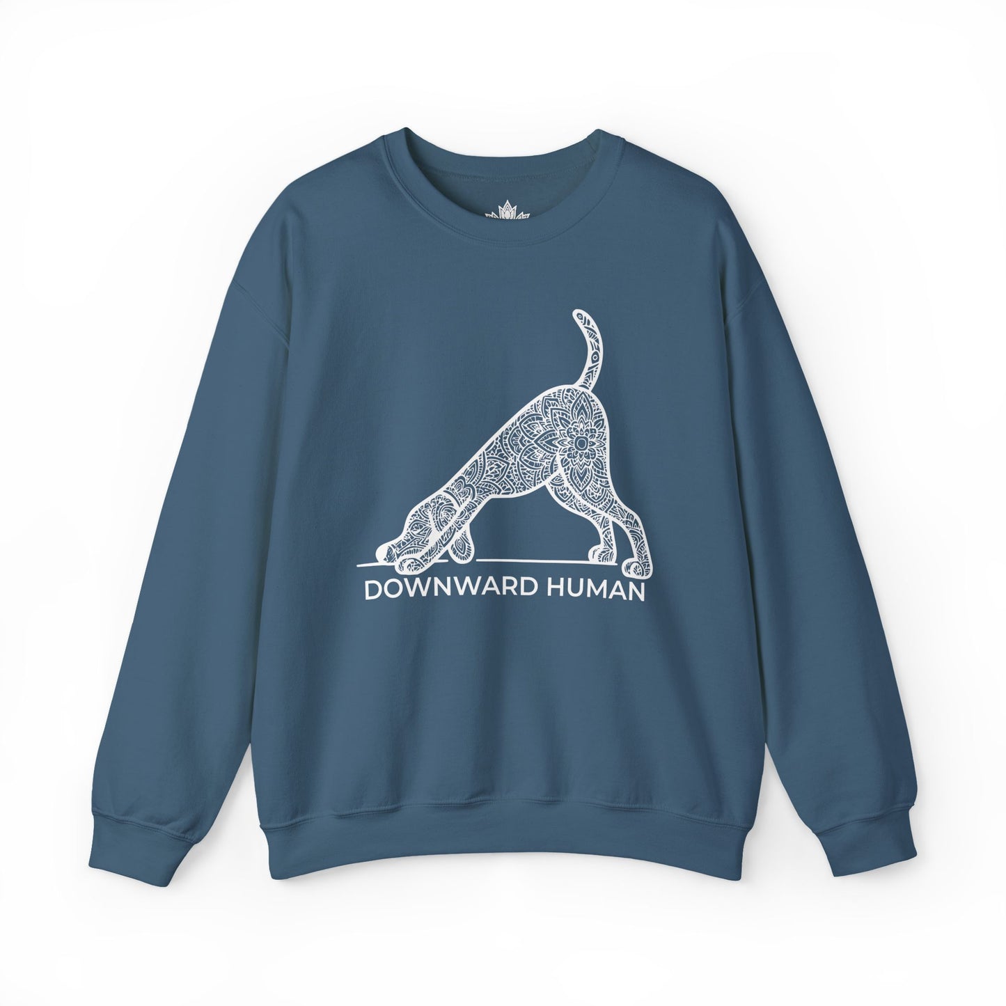 Sweat-shirt Downward Human - Mandala Dog