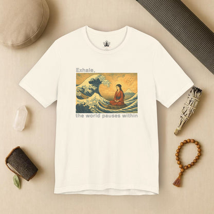 Exhale – Mindful Japanese Wave Tee