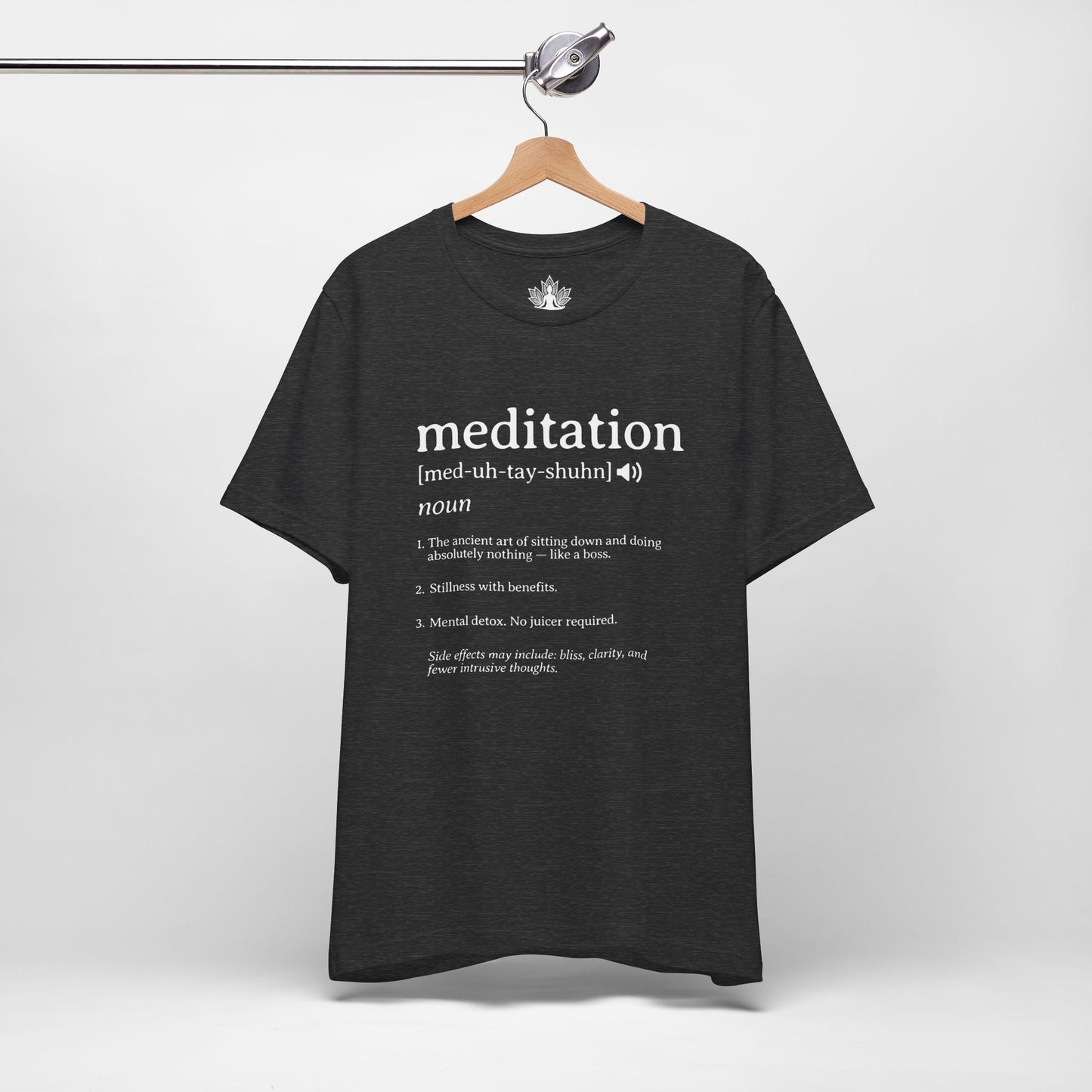 Meditation Definition – Funny Mindful Men Tee