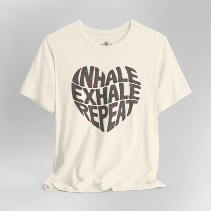 Inhale Exhale Repeat – Mindful Heart Tee