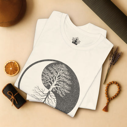 Yin Yang Tree of Balance - Spiritual Nature Tee