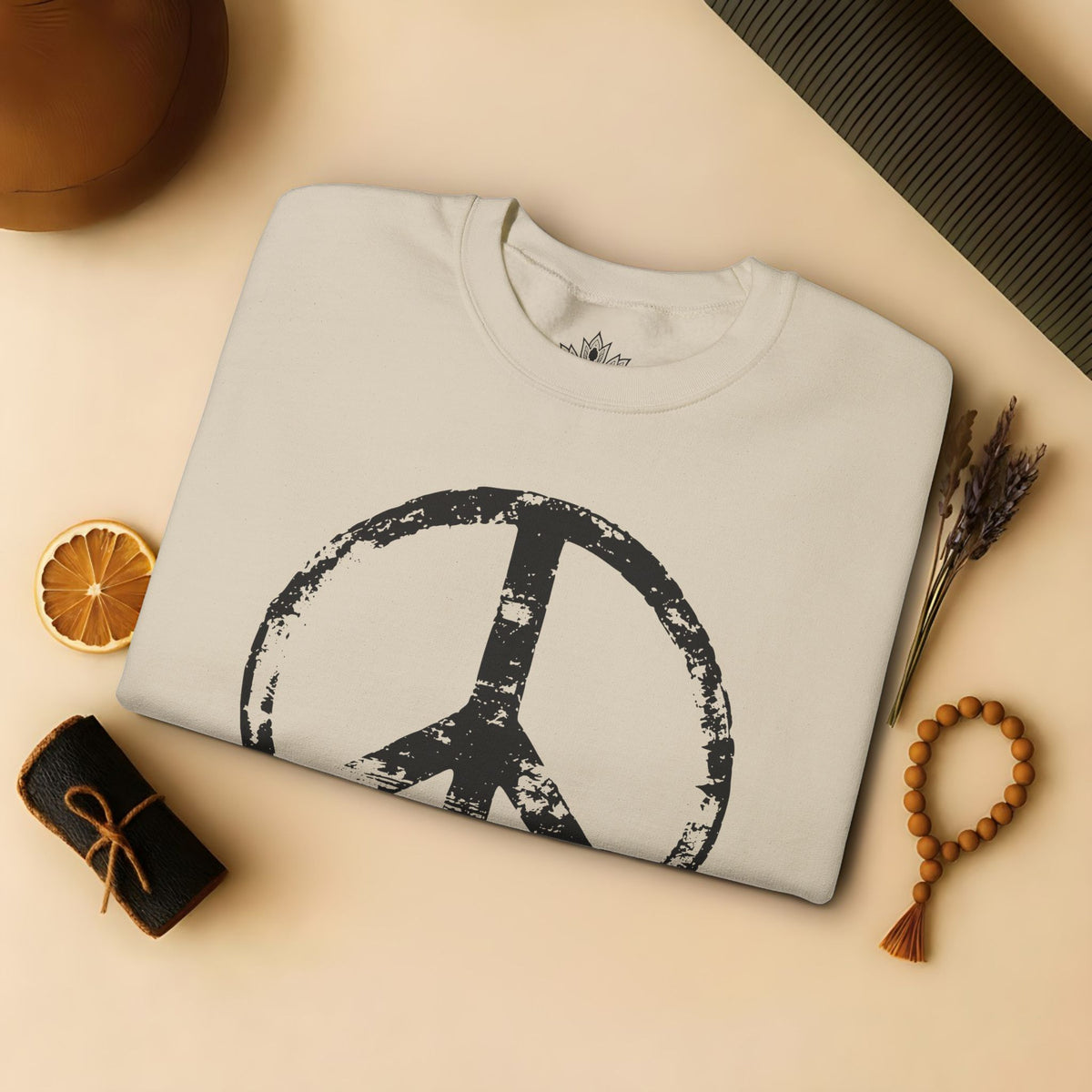 Vintage Peace Symbol Sweatshirt