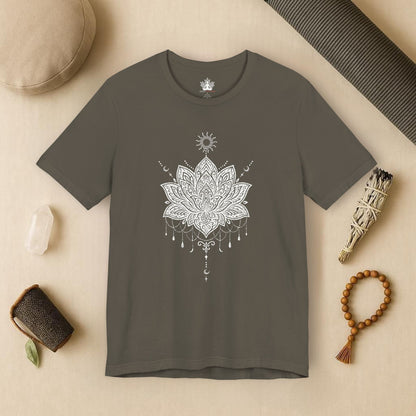 Celestial Lotus – Mystic Yoga Tee