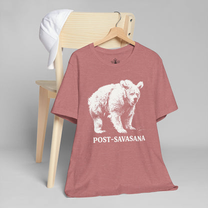 Post-Savasana Sleepy Bear Men Tee