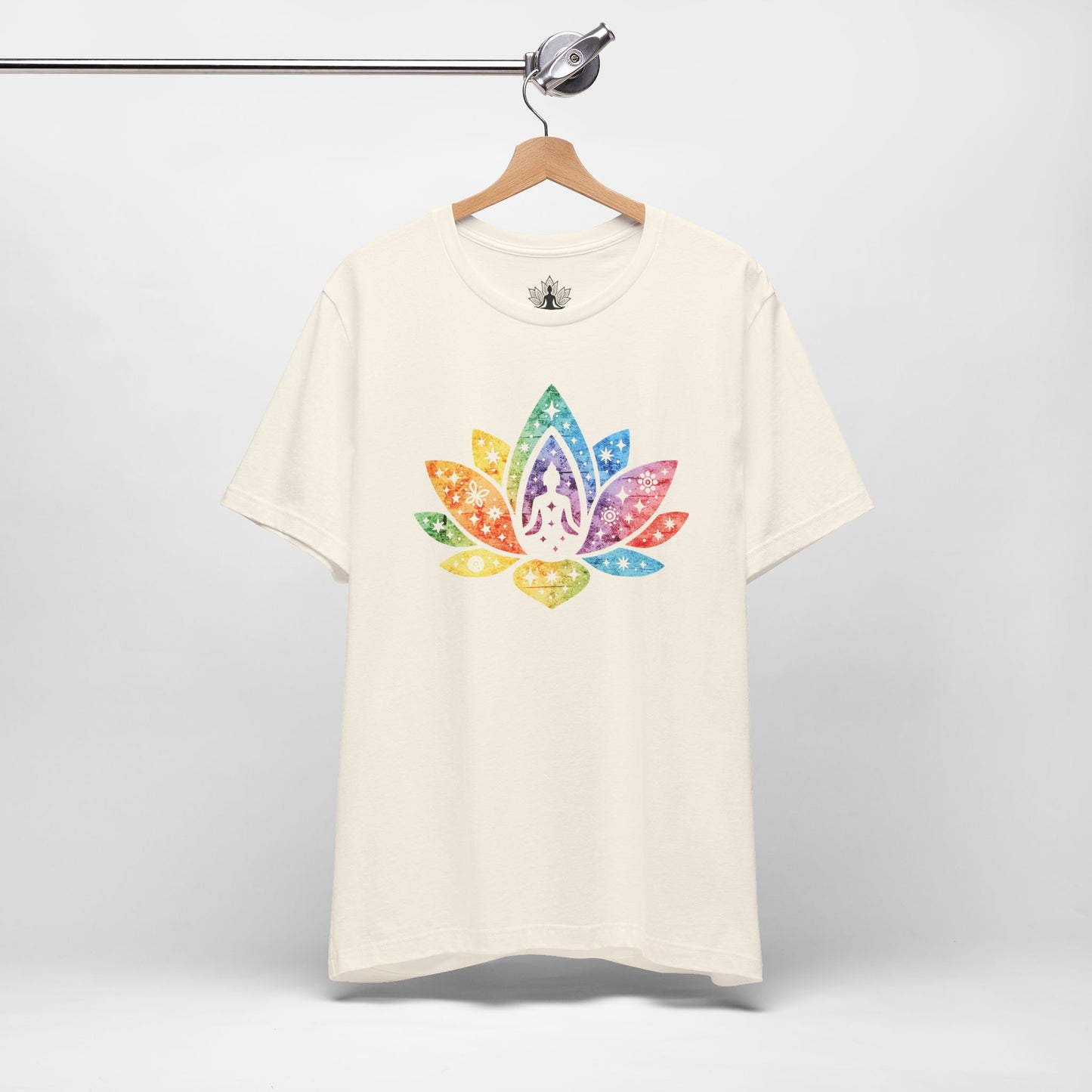 Lotus Pride – Cosmic Rainbow Men Tee