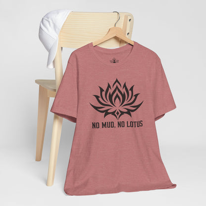 No Mud, No Lotus Tribal Art Men Tee