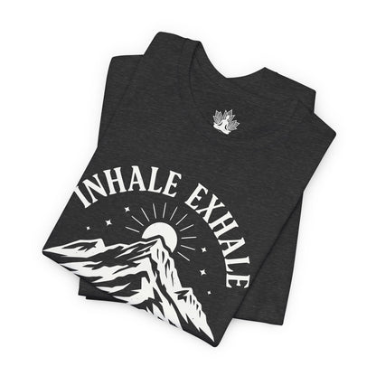 Inhale Exhale Repeat - Mountain Peace Men Tee