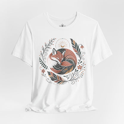 Boho Fox & Feathers Tee