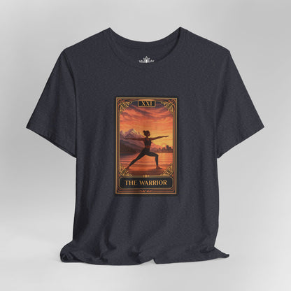 Vancouver Warrior Pose – Tarot Card Yoga Tee