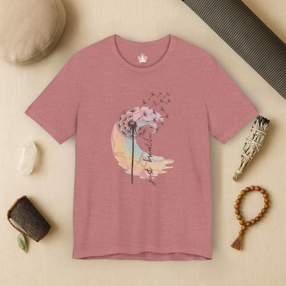 Dandelion Rainbow - Just Breathe Tee