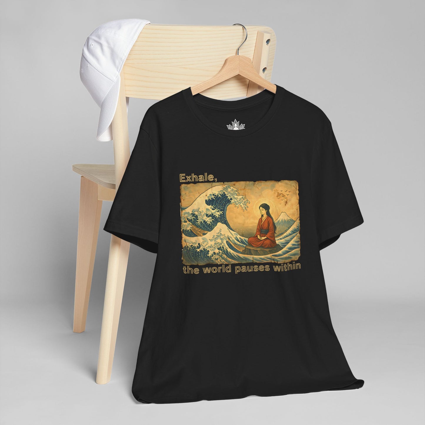Exhale – Mindful Japanese Wave Men Tee