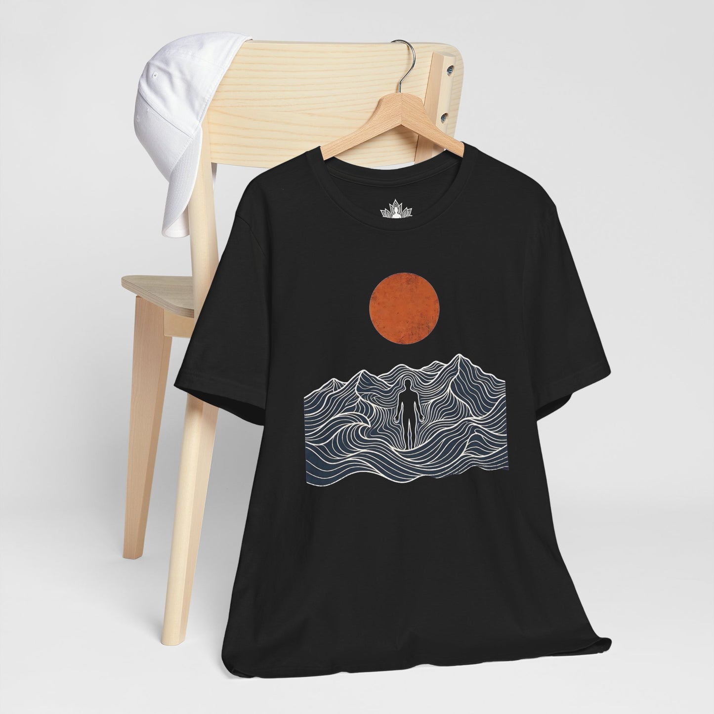 Retro Mountain Pose Men Tee