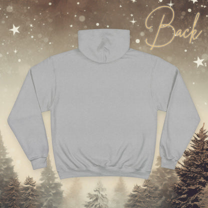 Cozy Champion Hoodie – Let That Go Dandelion Heart