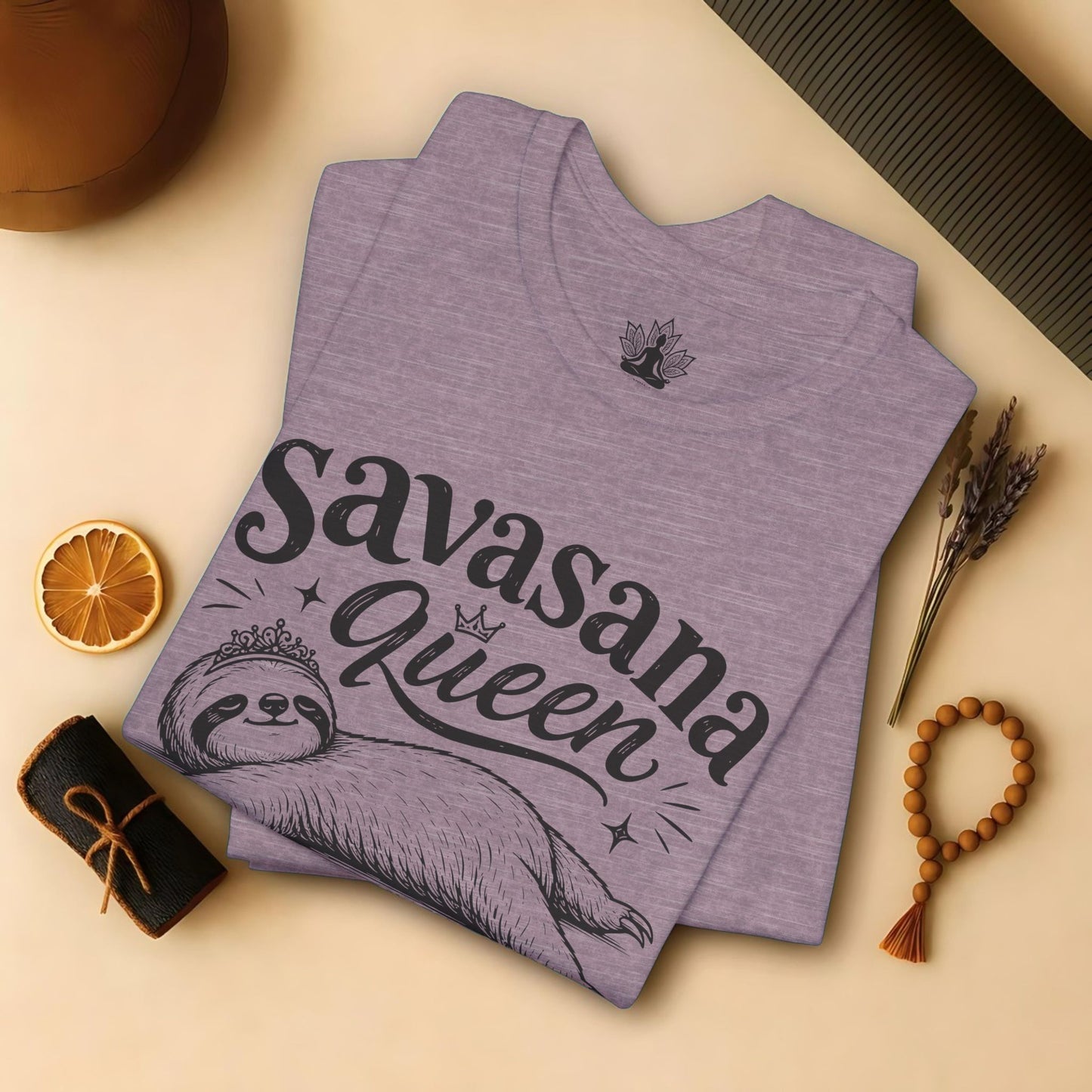 Savasana Queen Sloth Tee