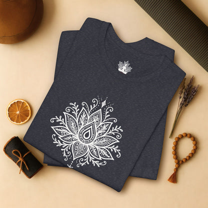 Breathe Lotus Mandala - Mindful Yoga Tee