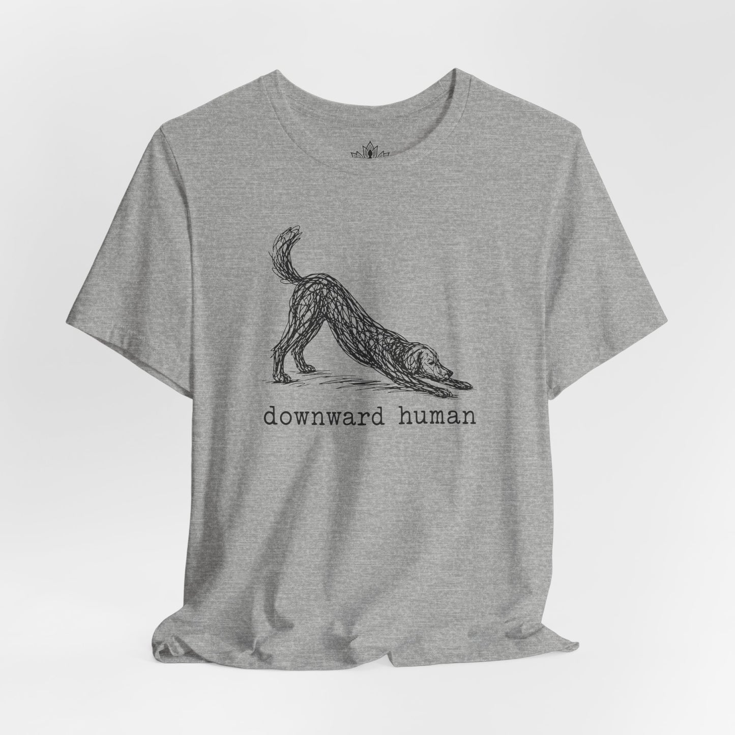 Line Art Downward Human Tee