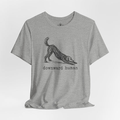 Line Art Downward Human Men Tee