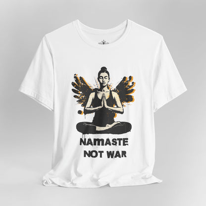 Namaste Not War – Urban Street Art Men Tee