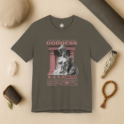 Greek Yoga Goddess – Stretch & Ascend Tee