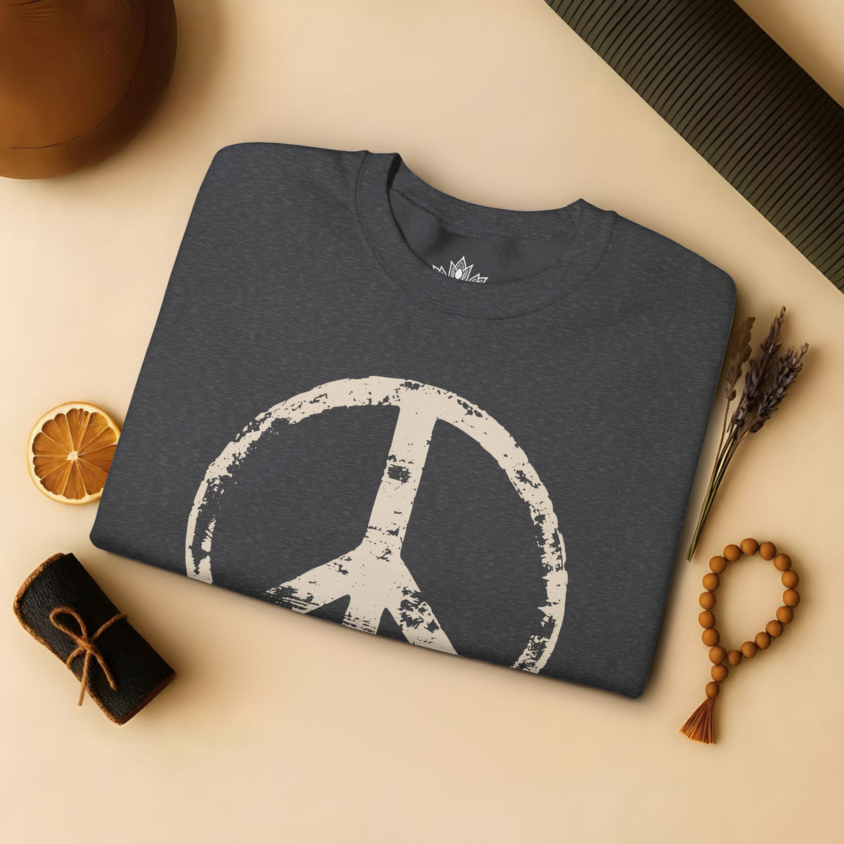 Vintage Peace Symbol Sweatshirt