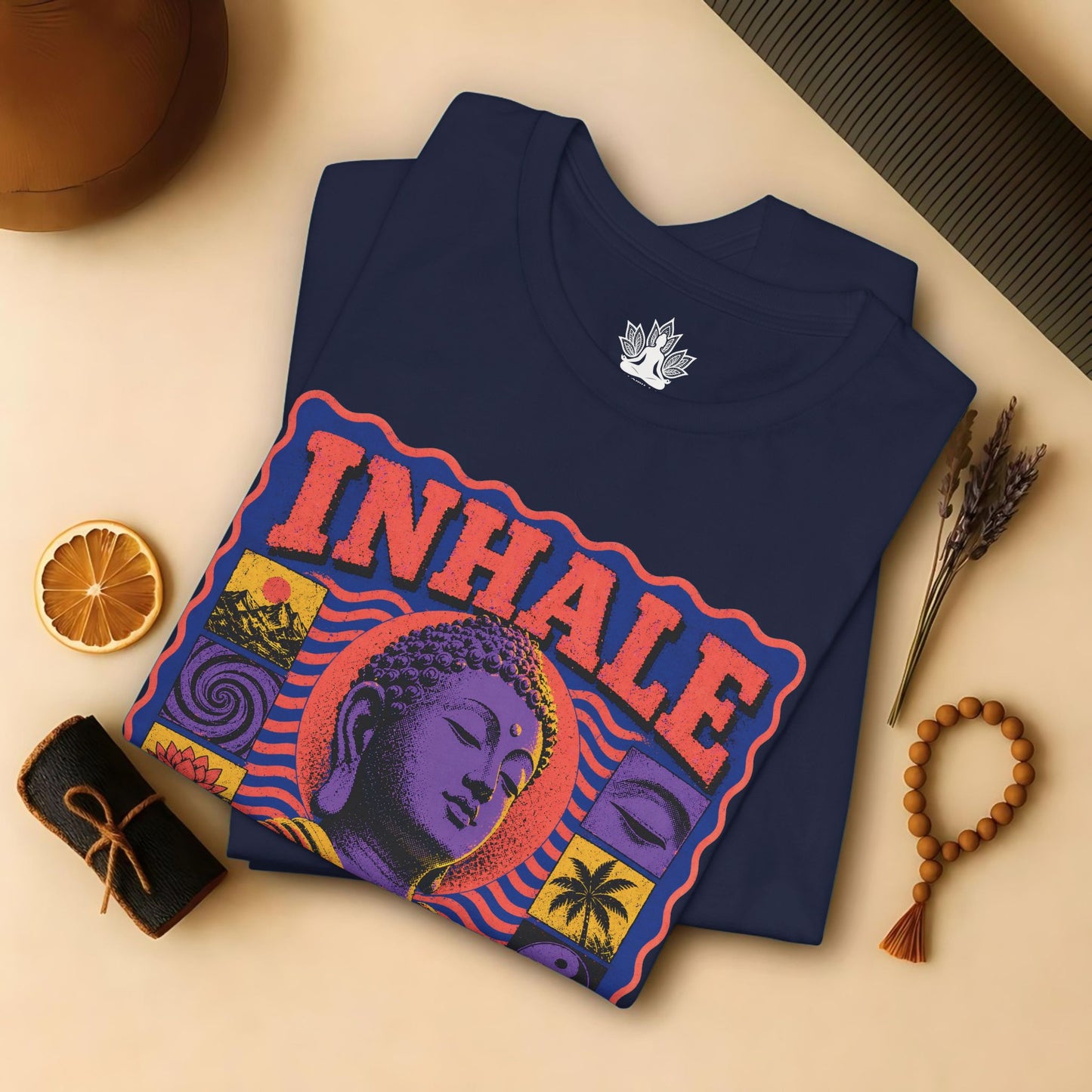 90s Bold Buddha Print Tee