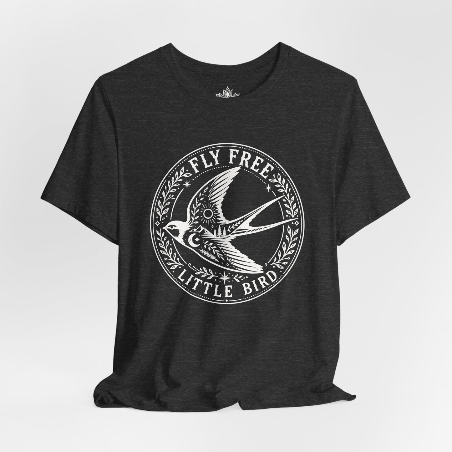 Fly Free, Little Bird Badge Tee