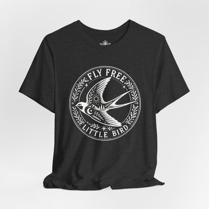 Fly Free, Little Bird Badge Tee